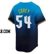 Dylan Covey Youth Philadelphia Phillies Blue Limited 2024 City Connect Jersey