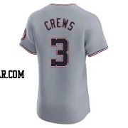 Dylan Crews Men's Washington Nationals Gray Elite Road Jersey