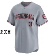 Dylan Crews Men's Washington Nationals Gray Limited Road Jersey