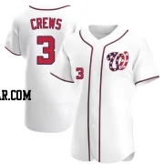 Dylan Crews Men's Washington Nationals White Authentic Alternate Jersey