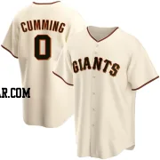 Dylan Cumming Men's San Francisco Giants Cream Replica Home Jersey