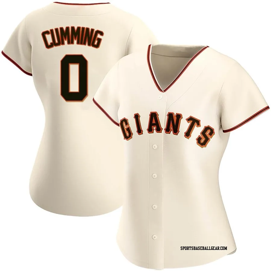 Dylan Cumming Women's San Francisco Giants Cream Authentic Home Jersey