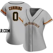 Dylan Cumming Women's San Francisco Giants Gray Authentic Road Jersey