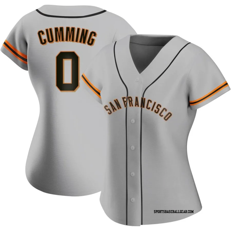 Dylan Cumming Women's San Francisco Giants Gray Authentic Road Jersey