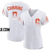 Dylan Cumming Women's San Francisco Giants White Authentic 2021 City Connect Jersey