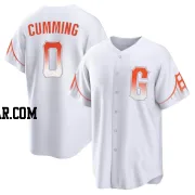 Dylan Cumming Youth San Francisco Giants White Replica 2021 City Connect Jersey