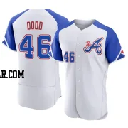 Dylan Dodd Men's Atlanta Braves White Authentic 2023 City Connect Jersey