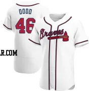 Dylan Dodd Men's Atlanta Braves White Authentic Home Jersey