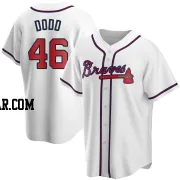 Dylan Dodd Men's Atlanta Braves White Replica Home Jersey