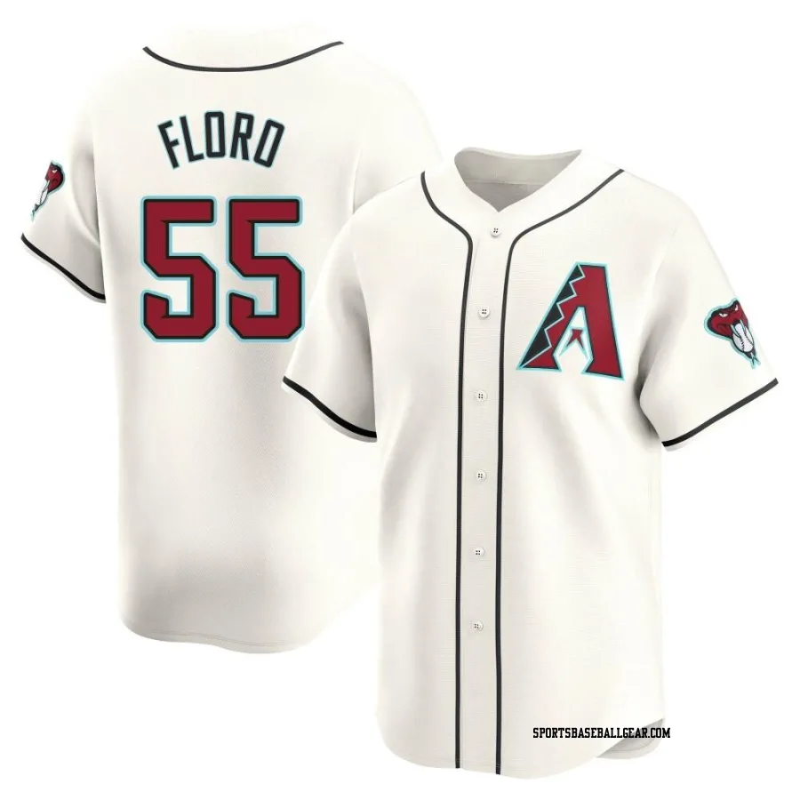 Dylan Floro Men's Arizona Diamondbacks White Limited Home Jersey