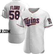 Dylan Floro Men's Minnesota Twins White Authentic Home Jersey