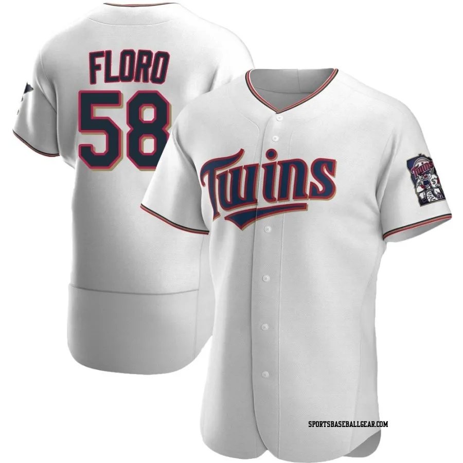 Dylan Floro Men's Minnesota Twins White Authentic Home Jersey