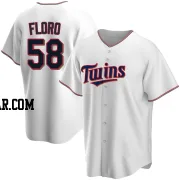 Dylan Floro Men's Minnesota Twins White Replica Home Jersey