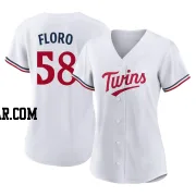 Dylan Floro Women's Minnesota Twins White Authentic Home Jersey