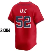 Dylan Lee Men's Atlanta Braves Red Limited Alternate Jersey