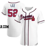 Dylan Lee Men's Atlanta Braves White Authentic Home Jersey