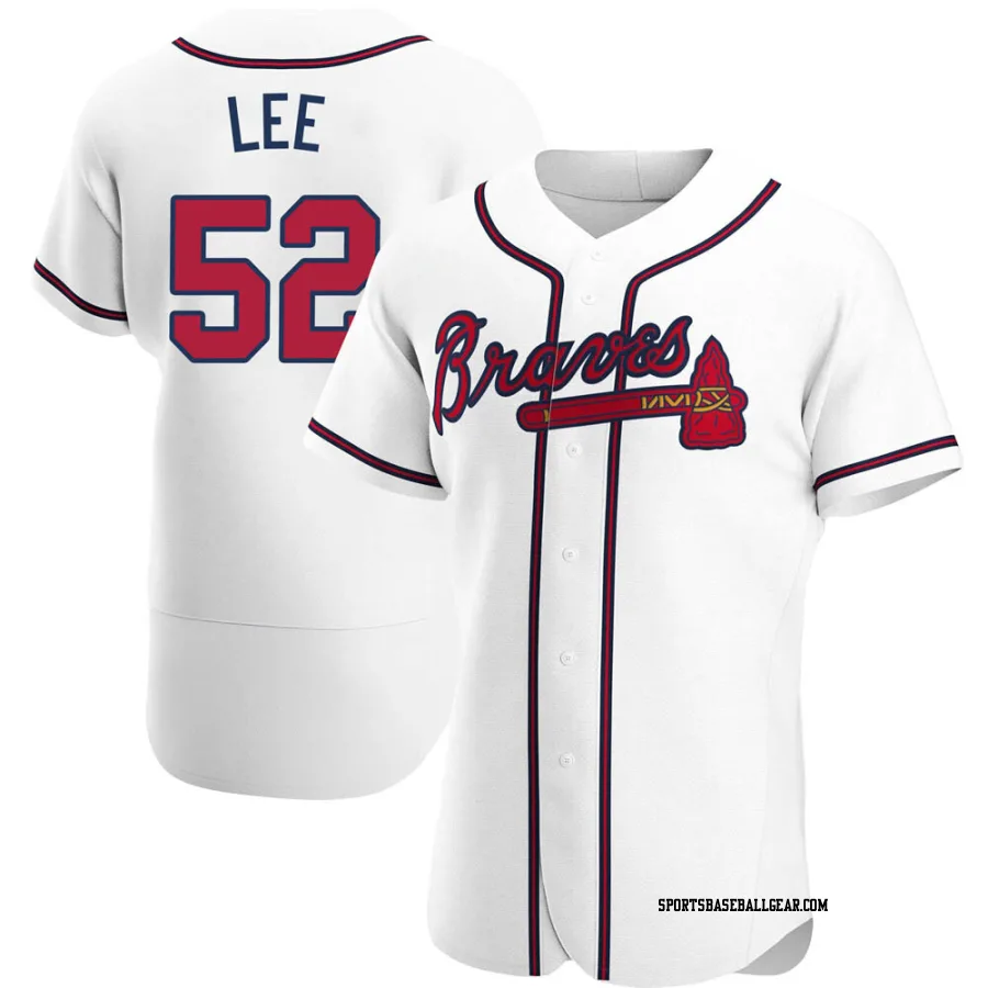 Dylan Lee Men's Atlanta Braves White Authentic Home Jersey