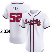 Dylan Lee Men's Atlanta Braves White Elite Home Jersey