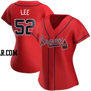 Dylan Lee Women's Atlanta Braves Red Authentic Alternate Jersey