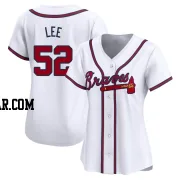 Dylan Lee Women's Atlanta Braves White Limited Home Jersey