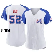 Dylan Lee Women's Atlanta Braves White Replica 2023 City Connect Jersey