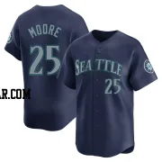 Dylan Moore Youth Seattle Mariners Navy Limited Road Jersey