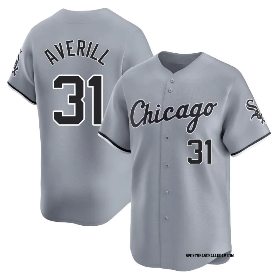 Earl Averill Men's Chicago White Sox Gray Limited Road Jersey