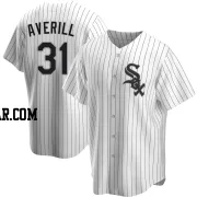 Earl Averill Men's Chicago White Sox White Replica Home Jersey