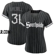 Earl Averill Women's Chicago White Sox Black Authentic 2021 City Connect Jersey