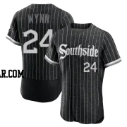 Early Wynn Men's Chicago White Sox Black Authentic 2021 City Connect Jersey