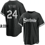 Early Wynn Men's Chicago White Sox Black Replica 2021 City Connect Jersey