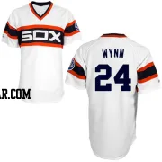 Early Wynn Men's Chicago White Sox White Authentic 1983 Throwback Jersey