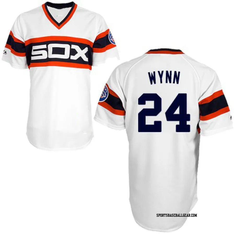 Early Wynn Men's Chicago White Sox White Authentic 1983 Throwback Jersey