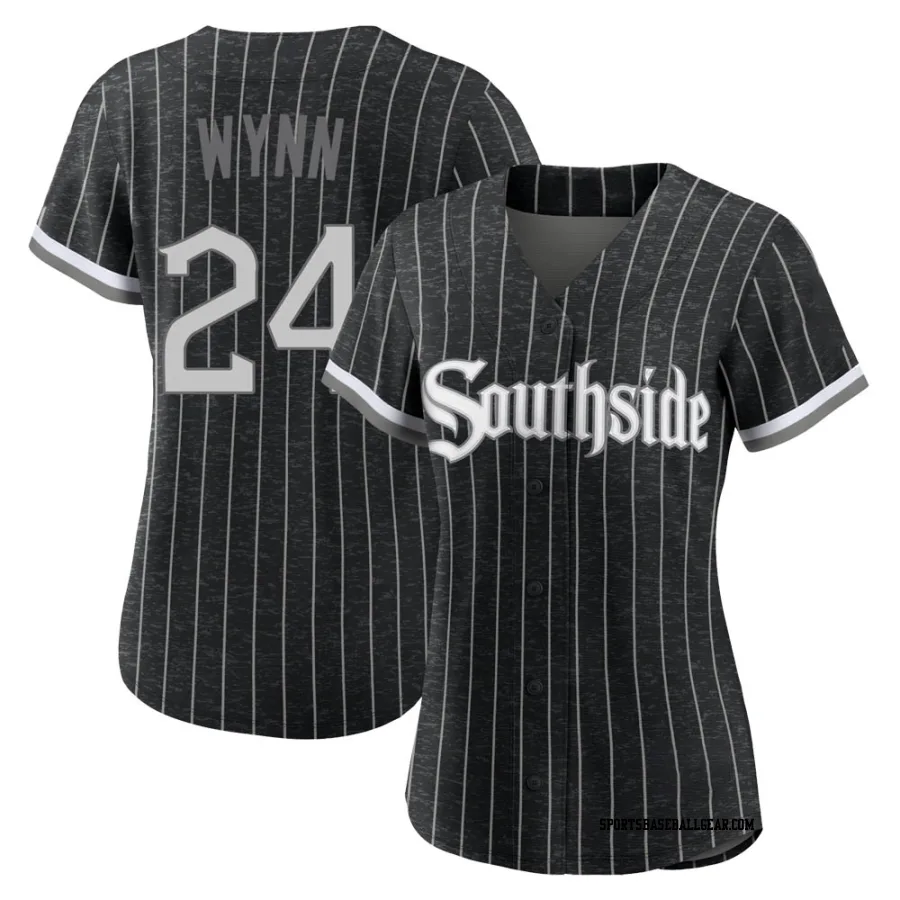 Early Wynn Women's Chicago White Sox Black Authentic 2021 City Connect Jersey