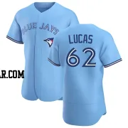 Easton Lucas Men's Toronto Blue Jays Blue Authentic Powder Alternate Jersey