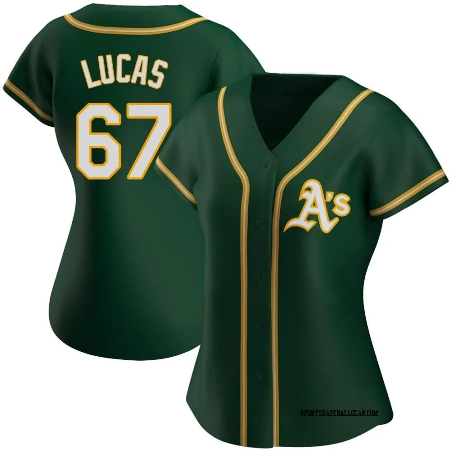 Easton Lucas Women's Oakland Athletics Green Authentic Alternate Jersey