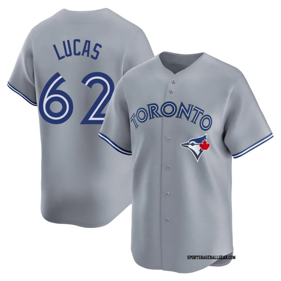 Easton Lucas Youth Toronto Blue Jays Gray Limited Away Jersey