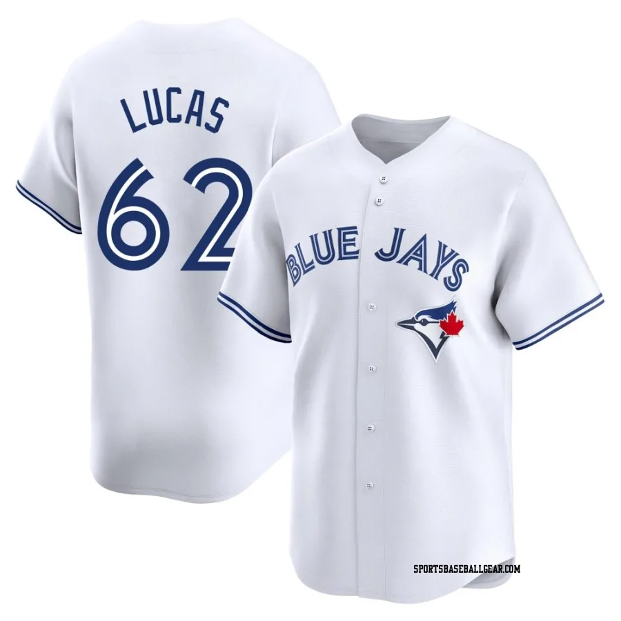 Easton Lucas Youth Toronto Blue Jays White Limited Home Jersey