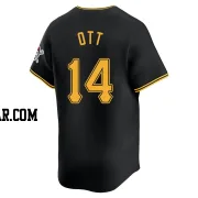 Ed Ott Men's Pittsburgh Pirates Black Limited Alternate Jersey