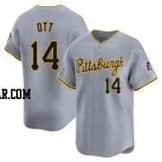 Ed Ott Men's Pittsburgh Pirates Gray Limited Away Jersey