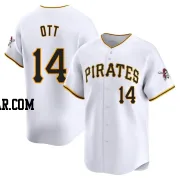 Ed Ott Men's Pittsburgh Pirates White Limited Home Jersey