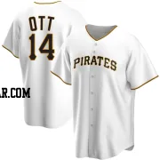 Ed Ott Youth Pittsburgh Pirates White Replica Home Jersey