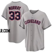 Eddie Murray Men's Cleveland Guardians Gray Replica Road Jersey