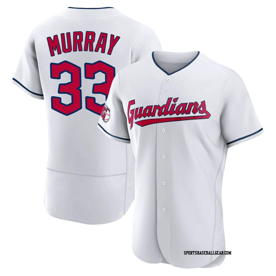 Eddie Murray Men's Cleveland Guardians White Authentic Home Jersey