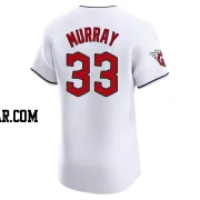 Eddie Murray Men's Cleveland Guardians White Elite Home Jersey