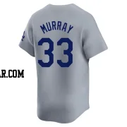 Eddie Murray Men's Los Angeles Dodgers Gray Limited Away Jersey