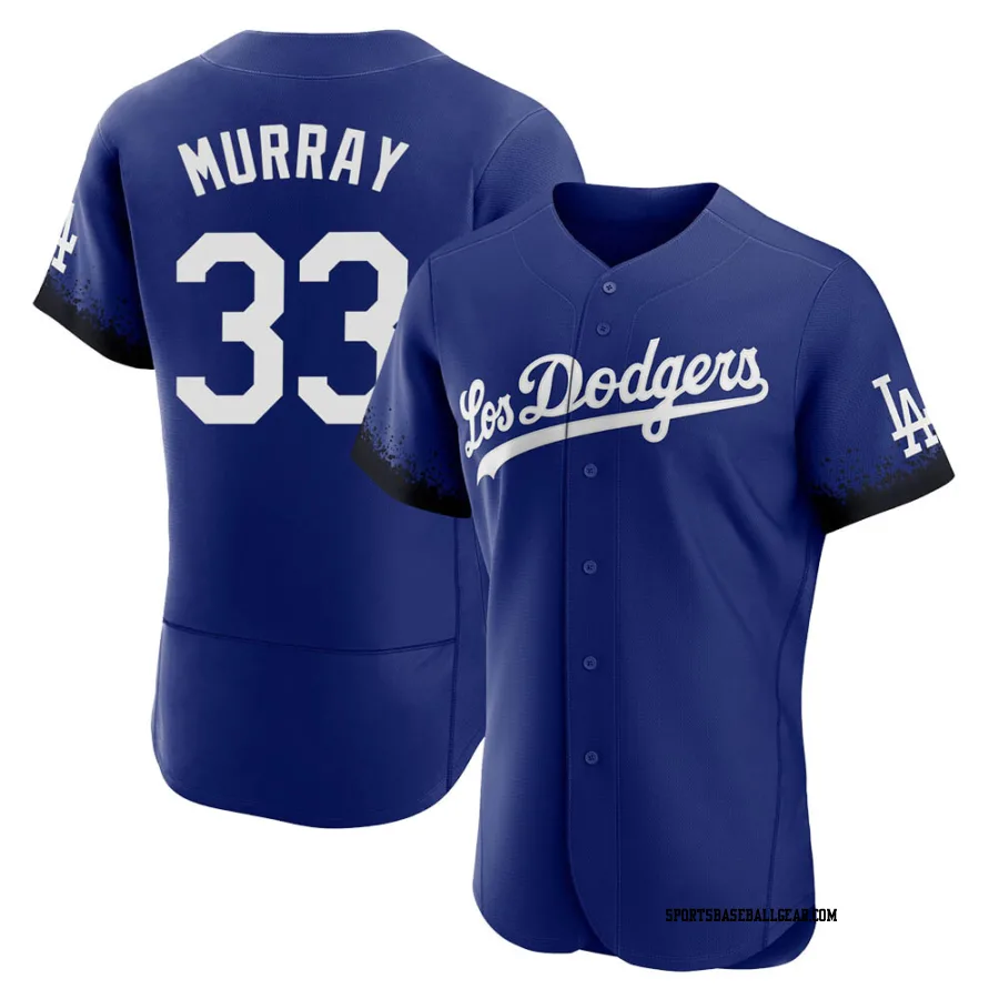 Eddie Murray Men's Los Angeles Dodgers Royal Authentic 2021 City Connect Jersey