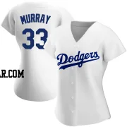 Eddie Murray Women's Los Angeles Dodgers White Replica Home Jersey