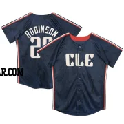 Eddie Robinson Toddler Cleveland Guardians Navy Limited Preschool & 2024 City Connect Jersey