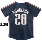 Eddie Robinson Toddler Cleveland Guardians Navy Limited Preschool & 2024 City Connect Jersey